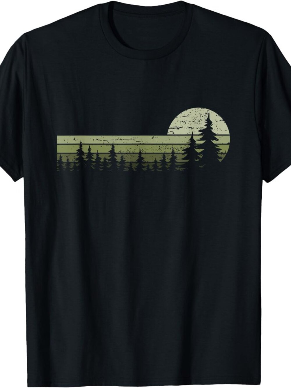 Trees Wildlife Nature Vintage Forest T-Shirt